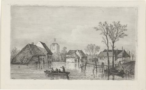 RP-P-OB-55.853_Overstroming bij Beesd, 1855, Willem Gruyter (Jr.), Mari ten Kate, 1832 - 1880.jpg